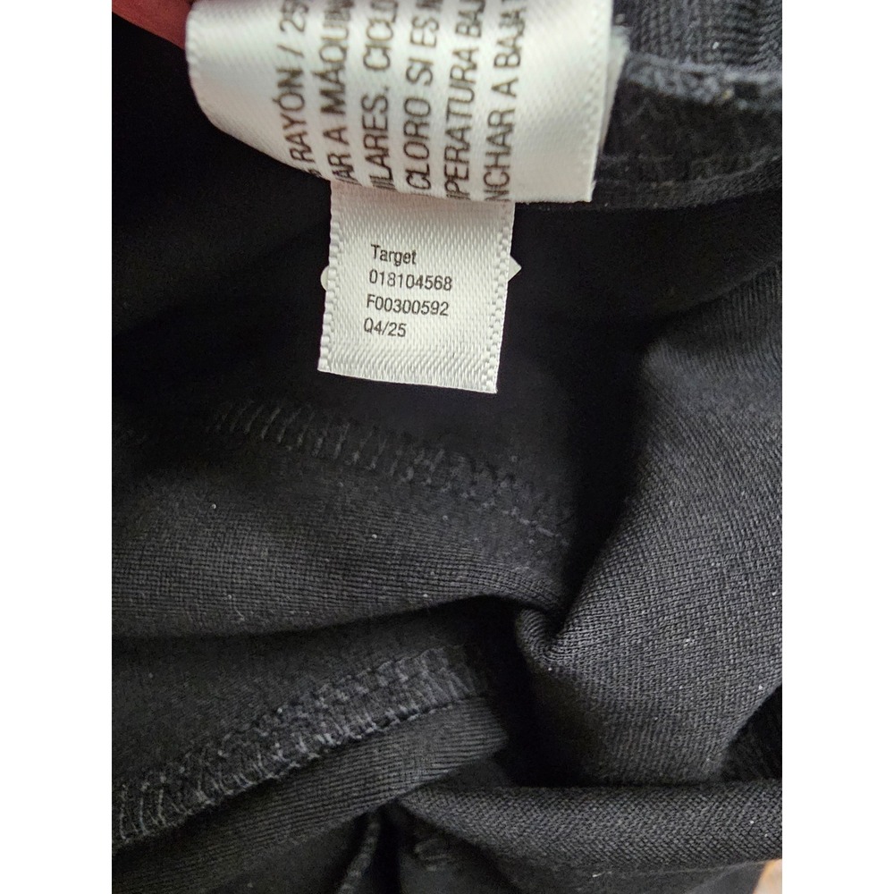 A New Day Womens Pull On Wide Leg Pants Black Rayon Blend Casual Size XXL - Picture 6 of 7